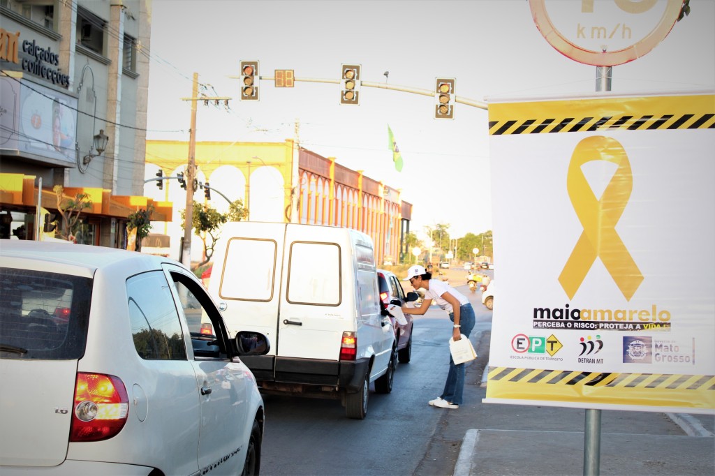 Campanha Maio Amarelo deste ano tem como tema “No trânsito, escolha a vida”